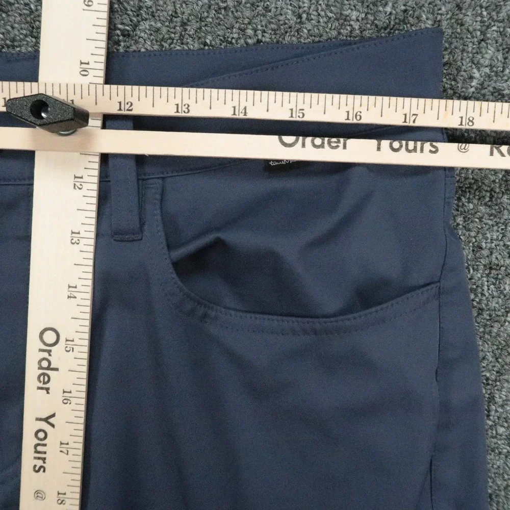 Travis Mathew Pants Mens 35x32 Blue Open To Close 2.0 5 Pocket Straight Golf